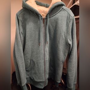 LL Bean Zip Up Hoodie Size Large